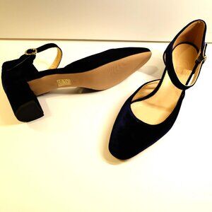 Size 12M J. Crew Navy Blue Heels